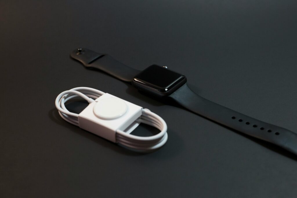 Sleek black smartwatch showcasing minimalist design for the best smart watch options.